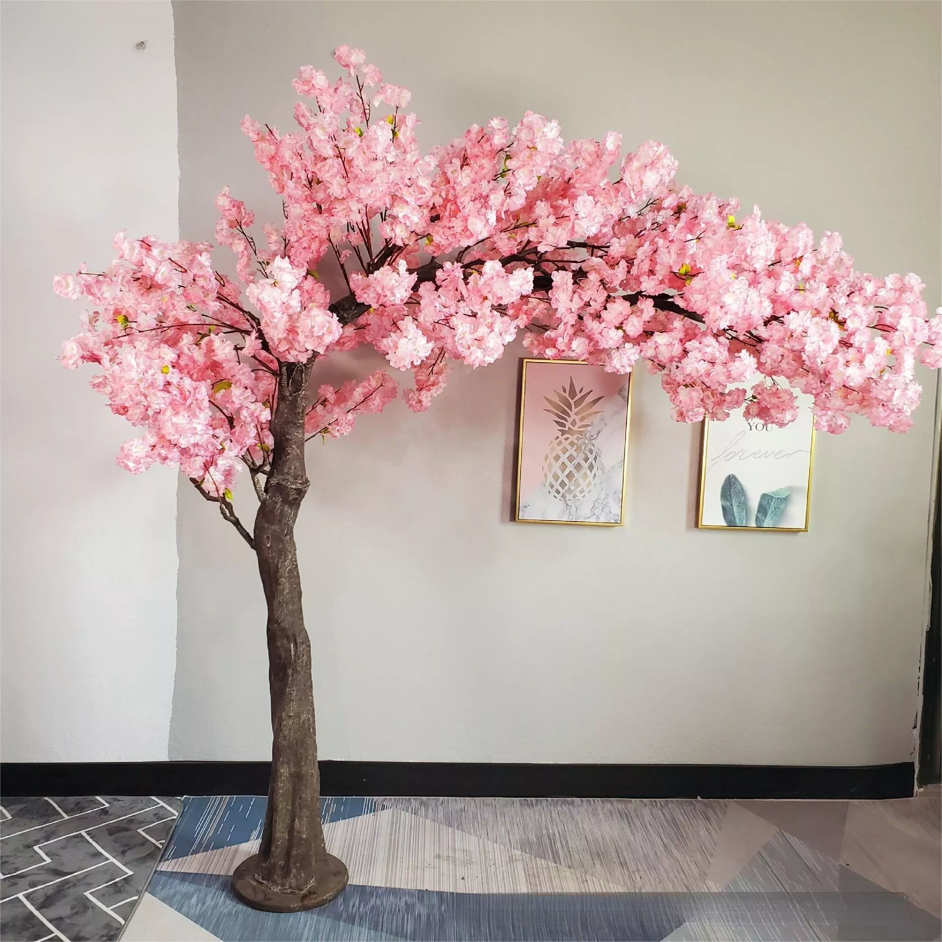 Artificial Cherry Blossom Tree Simulation Plant Wishing Tree Wedding Banquet Party Restaurant