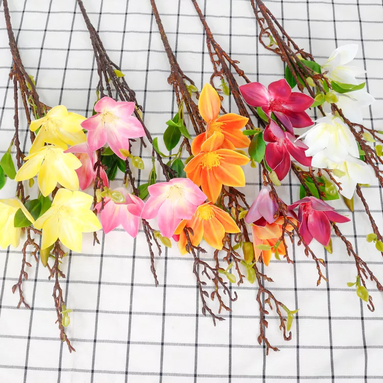 3d print flower simulation single stem artificial real touch orchid flower ornamental arrangement