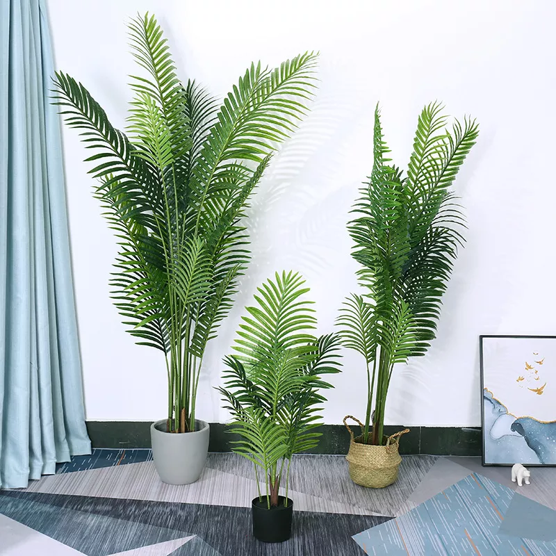 Amazon Artificial Potted Kwai Tree Indoor Outdoor Home Decoration High Simulation Paradise Palm Tree