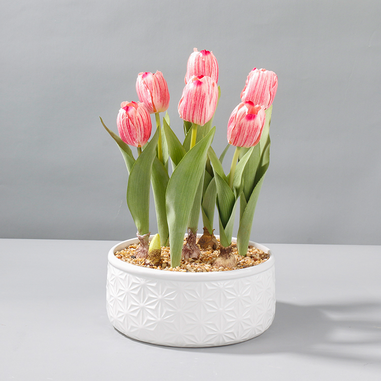 wedding decoration centerpiece flower artificial tulip potted